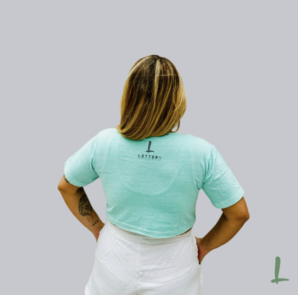 Cropped Curto Estonado Letters - Se faz sentir, faz sentido - Image 2