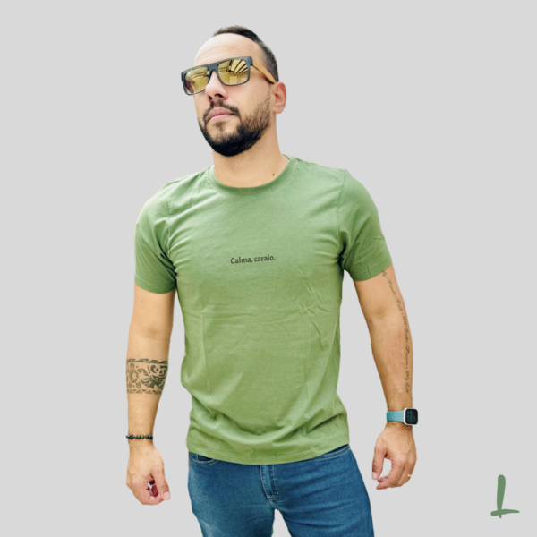 Camiseta Premium Letters - Calma Caraio - Image 7