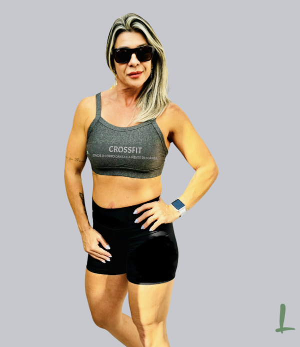 Top Alça Letters - Crossfit Onde o corpo cansa e a mente descansa. - Image 2