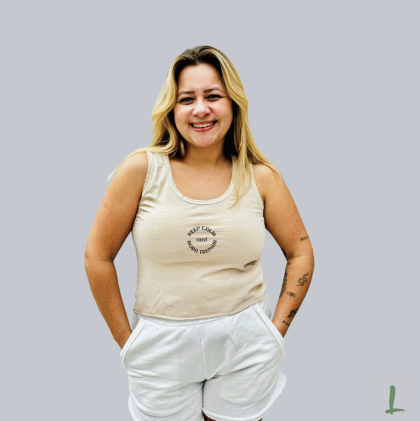 Cropped Regata Estonado Letters - Keep Calm and Bora Treinar - Image 3