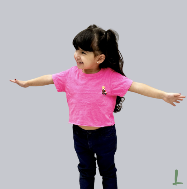 Cropped Infantil Estonado Letters - Raiva (Divertidamente)
