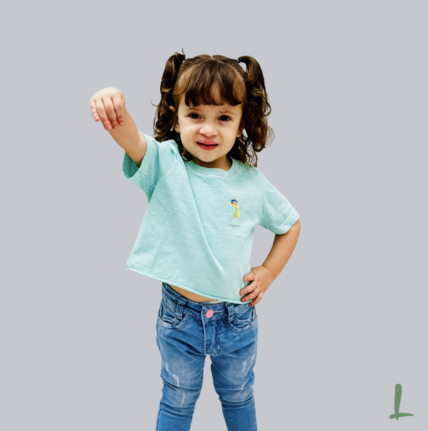 Cropped Infantil Estonado Letters - Alegria (Divertidamente) - Image 5