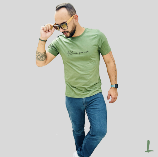 Camiseta Premium Letters - Velho não, semi novo - Image 9