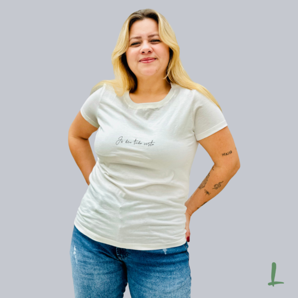 T-Shirt Premium Letters - Já deu tudo certo