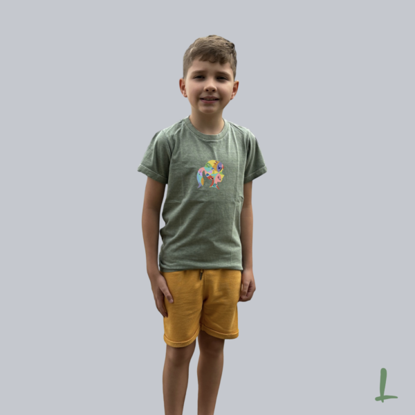 Camiseta Infantil Estonada Letters - Cabeça Riley - Image 3