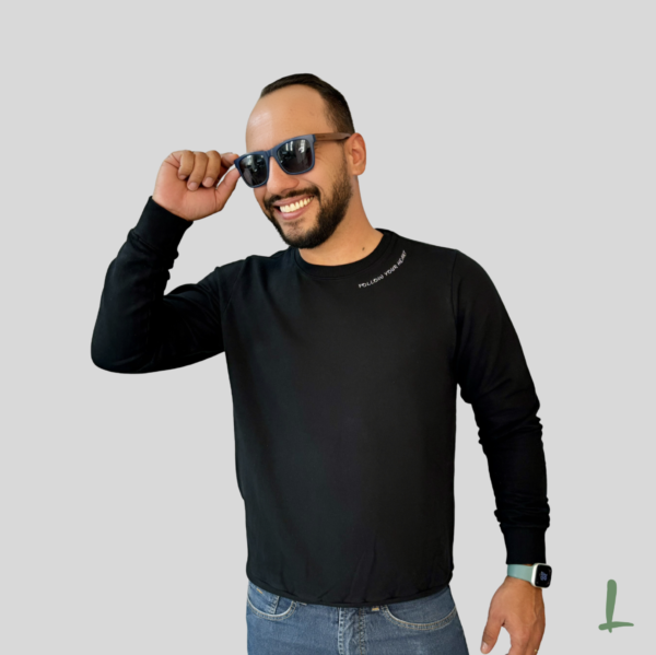 Blusa Moletinho Unissex Letters - Build your happy