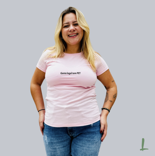 T-Shirt Premium Letters - Gente Legal tem PET